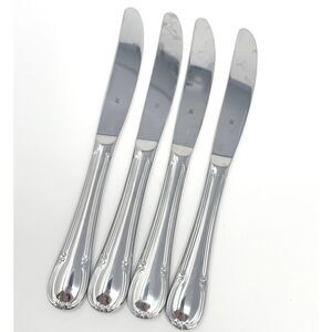 Wmf Cromargan Dorset Barock Glossy Modern Hollow Dinner Knife 8.5” Set Of 4
